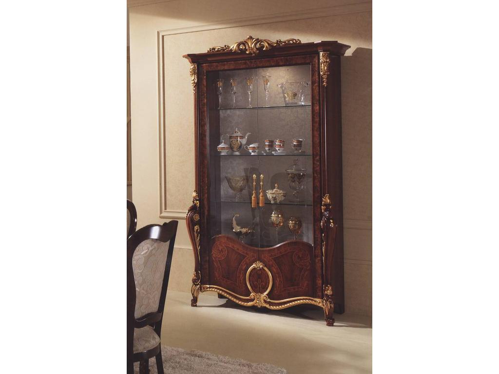 Arredo Classic: Donatello: витрина 2-х дверная (орех)