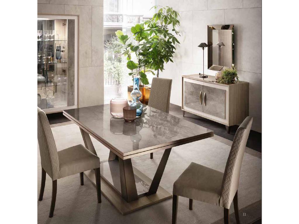 Arredo Classic: Ambra: стол обеденный не раскладной (вяз светлый)