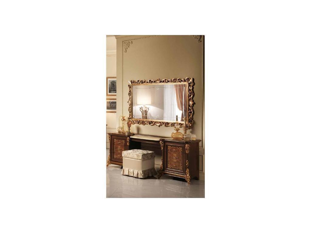 Arredo Classic: Sinfonia: зеркало  для туалетного стола (орех, золото)