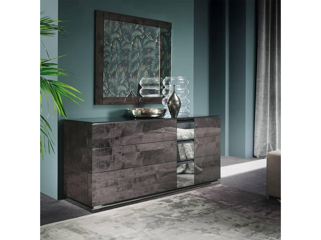 ALF: Heritage: комод  (dark velvet birch high gloss)