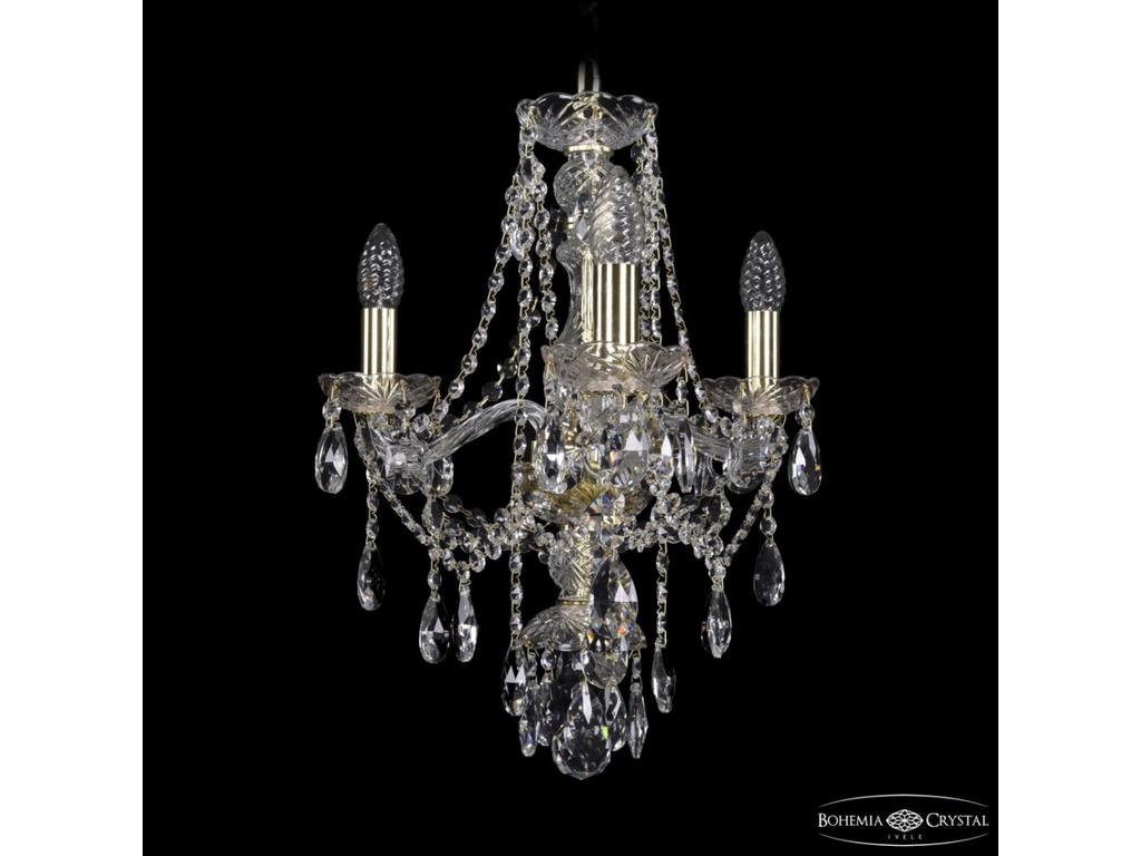 Bohemia Ivele Crystal: 1415/3/141 G: люстра хрустальная (прозрачный)