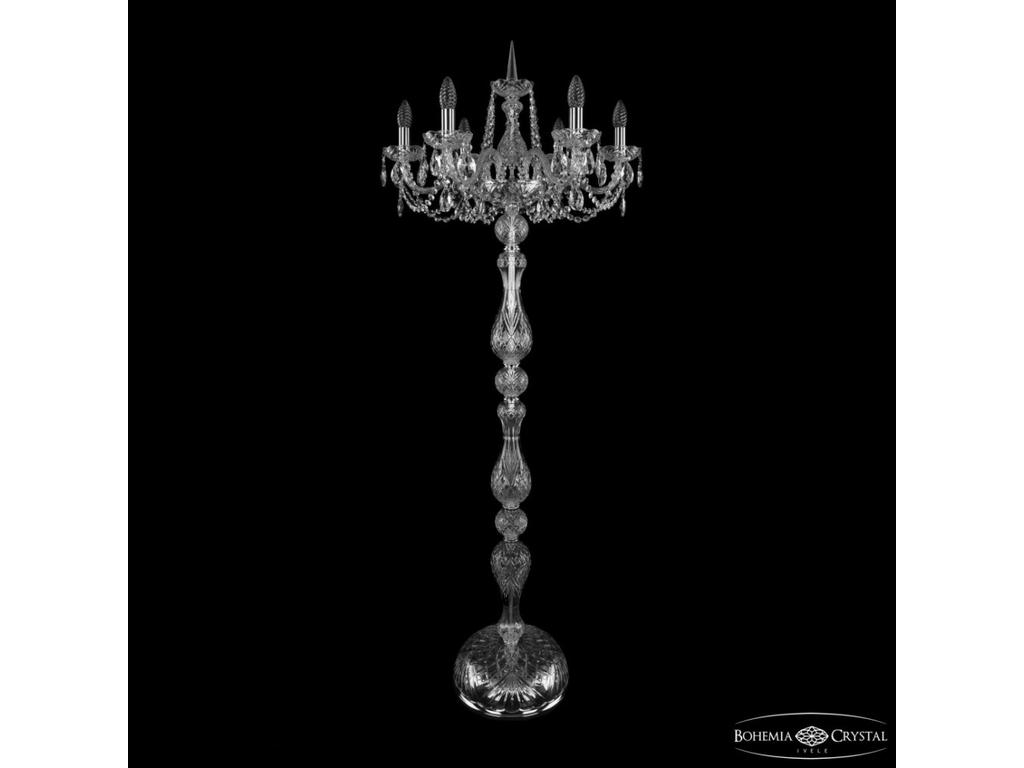 Bohemia Ivele Crystal: 1402T1/6/195-160 Ni: торшер (прозрачный)