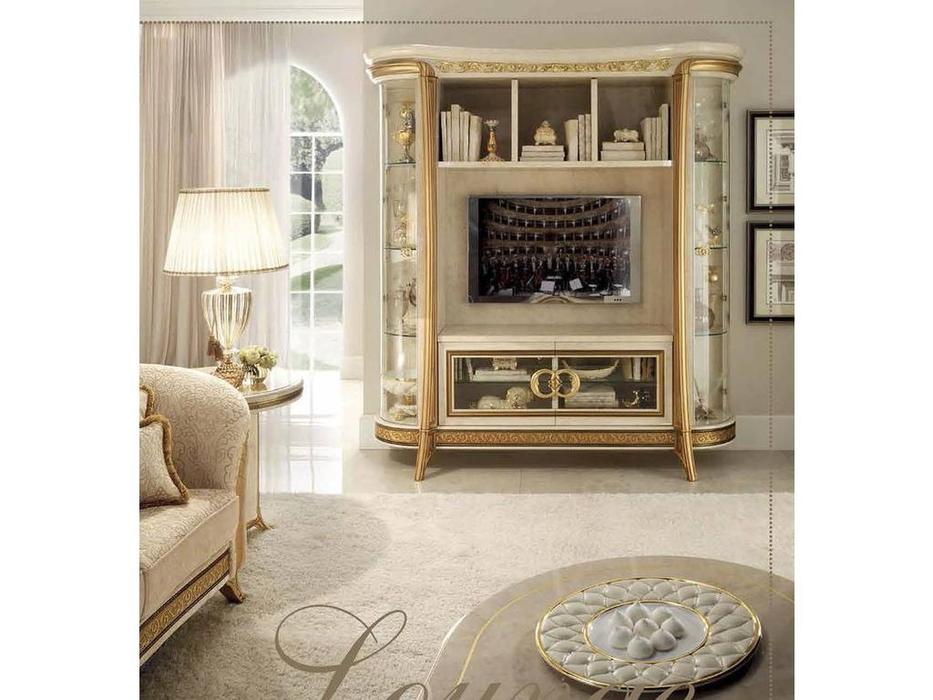 Arredo Classic: Melodia: витрина с отделением под тв (слоновая кость)