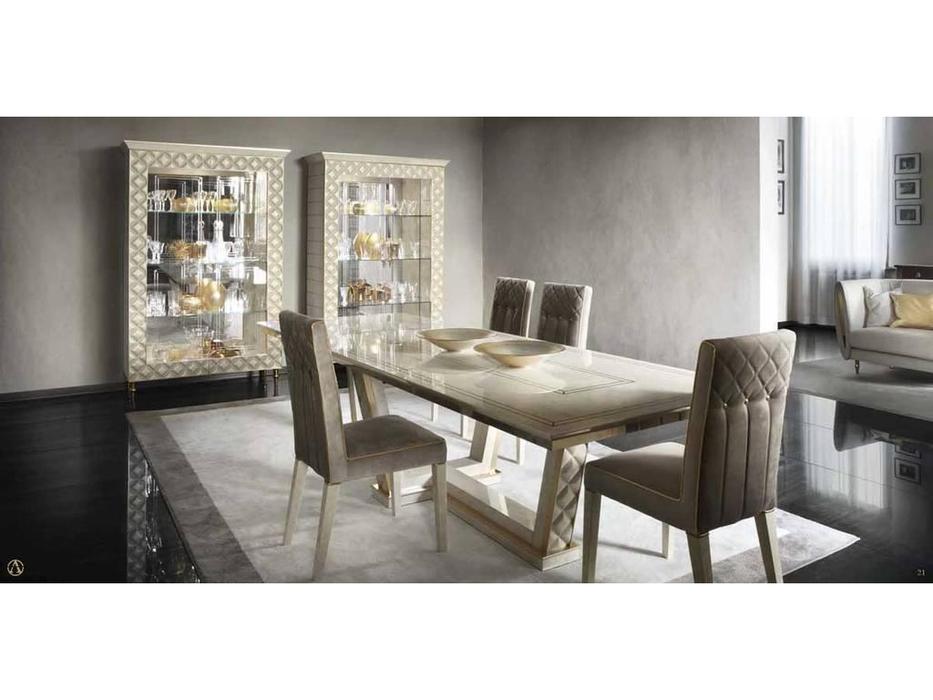 Arredo Classic: Sipario: стол обеденный 200/250 раскладной(слоновая кость)