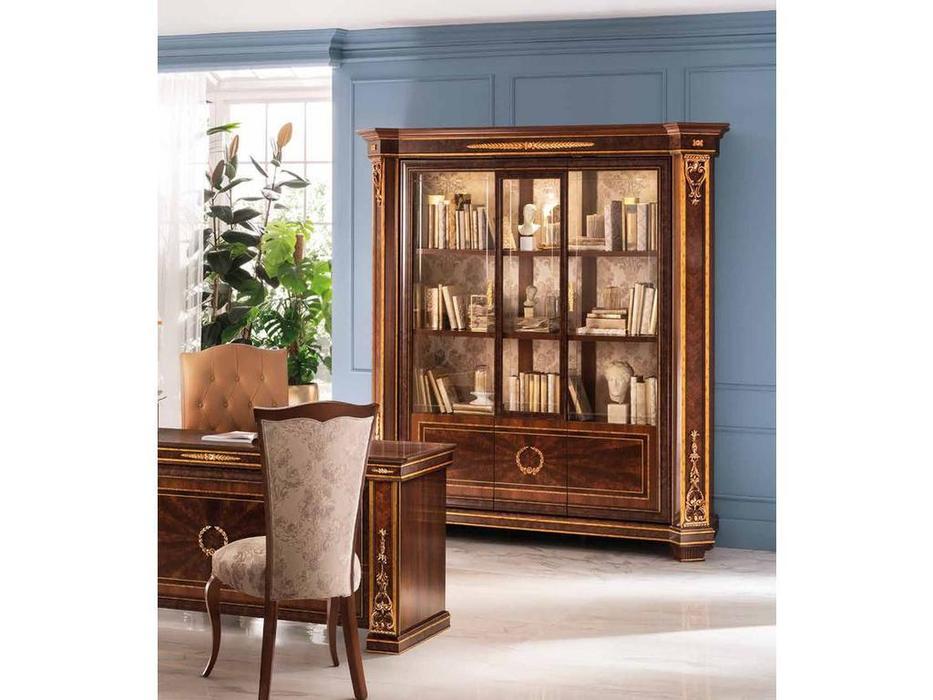 Arredo Classic: Modigliani: шкаф книжный стенка ткань (орех)