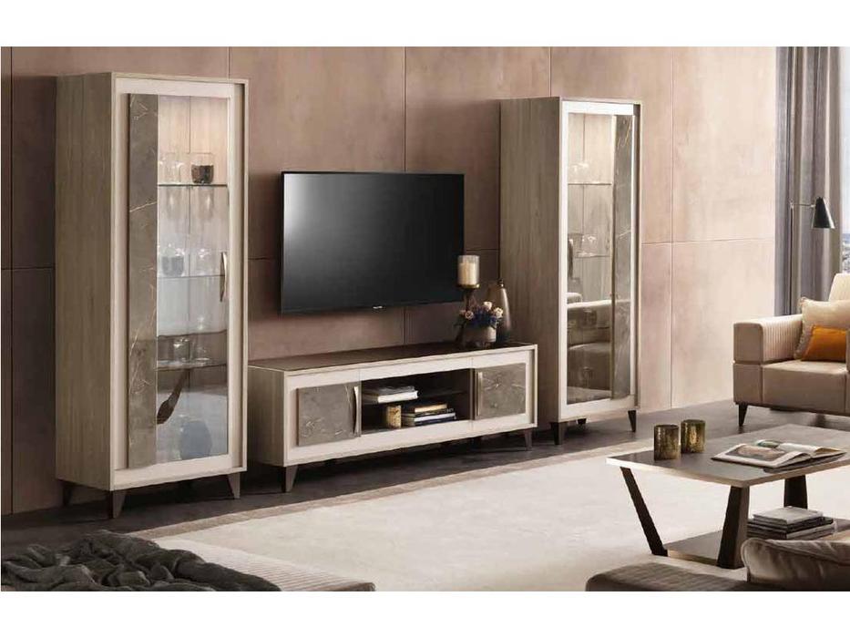 Arredo Classic: Ambra: витрина 1 дверная (вяз светлый)