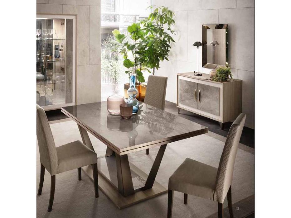 Arredo Classic: Ambra: стол обеденный не раскладной (вяз светлый)