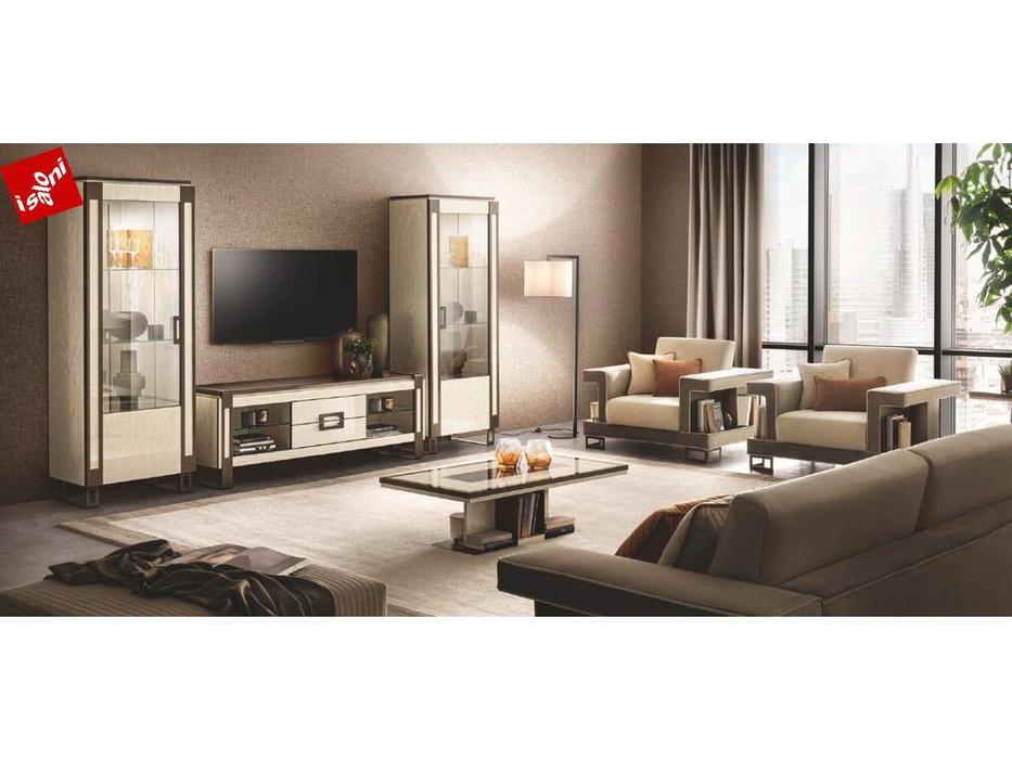 Arredo Classic: Poesia: витрина 1 дверная левая/правая (бежевый)
