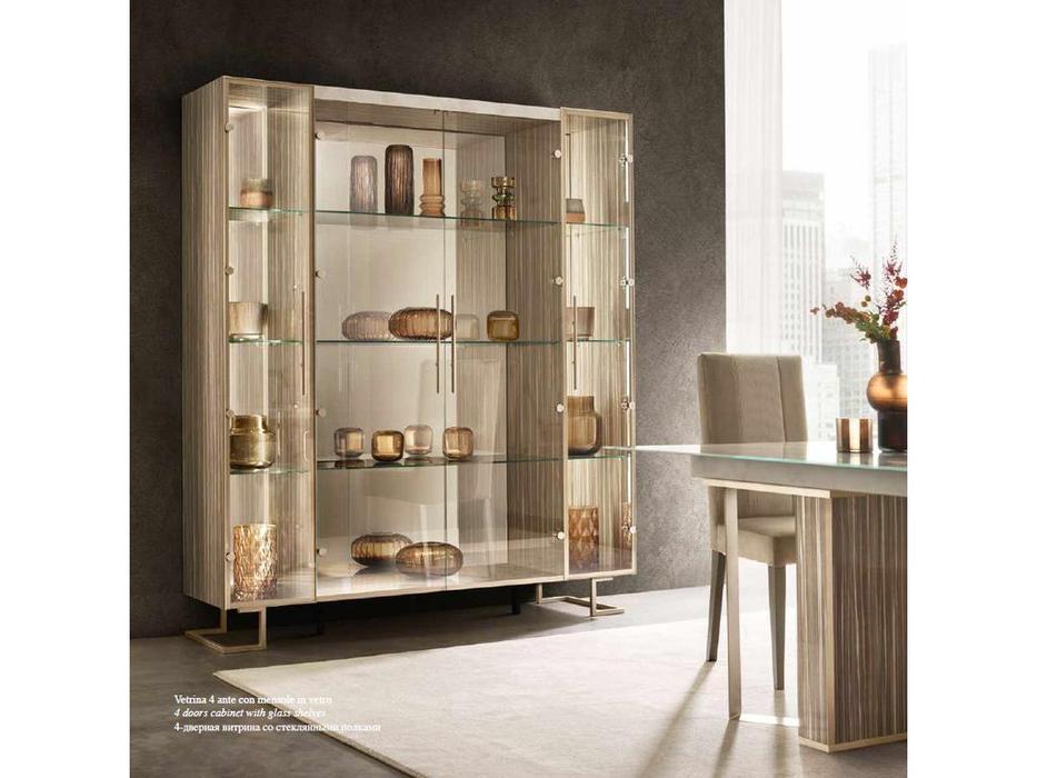 Arredo Classic: Luce: витрина 4 дверная (светлый)