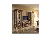 Arredo Classic: Giotto: витрина 1 дверная левая, правая Джотто без короны (орех)