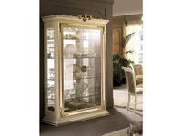 Arredo Classic: Leonardo: витрина 2-х дверная с короной (слоновая кость)