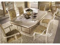 Arredo Classic: Leonardo: стол обеденный (слоновая кость)
