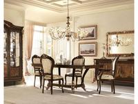 Arredo Classic: Sinfonia: стол обеденный (орех, золото)