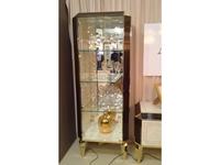 Arredo Classic: Diamante: витрина 1 дверная левая/правая (слоновая кость, вяз, золото)