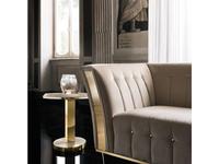 Arredo Classic: Diamante: стол кофейный (слоновая кость, вяз, золото)