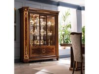 Arredo Classic: Modigliani: витрина 3 дверная стенка зеркало (орех)