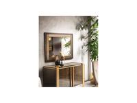 Arredo Classic: Essenza: зеркало малое настенное арт.30 (венге, коричневый, золото)