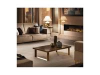 Arredo Classic: Essenza: стол журнальный (венге, коричневый, золото)