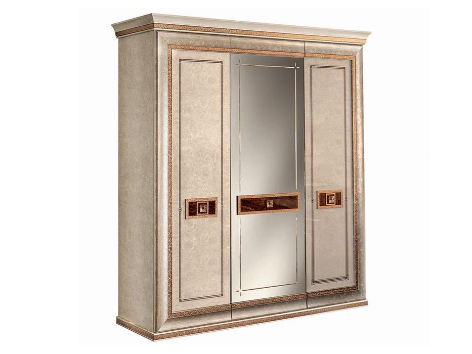 Arredo Classic: Dolce Vita: шкаф 3 дверный (крем, золото)