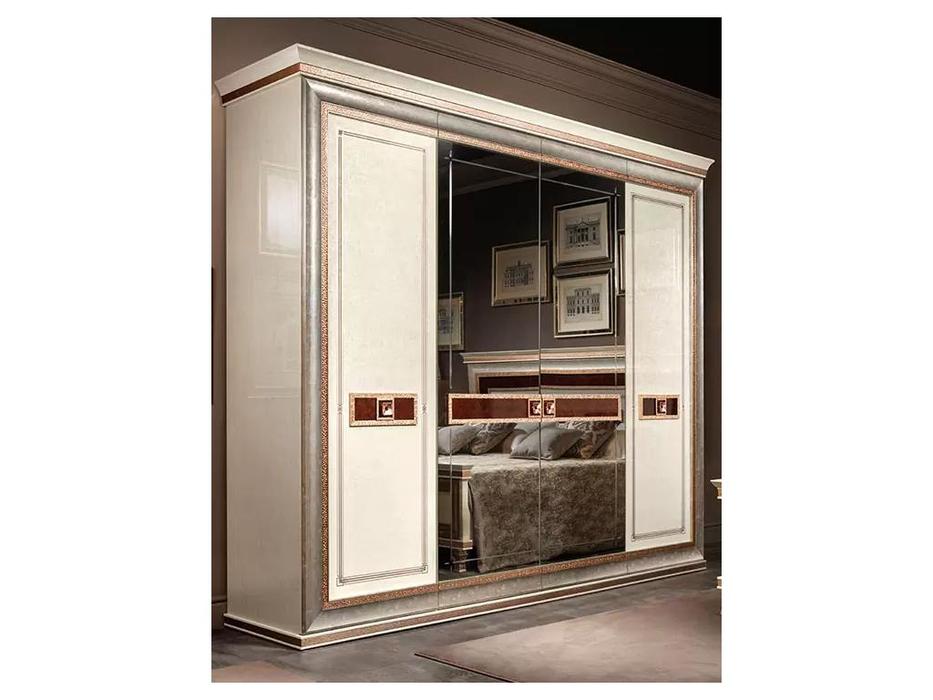 Arredo Classic: Dolce Vita: шкаф 4 дверный (крем, золото)
