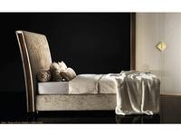 Arredo Classic: Diamante: кровать 160х200 с мягк-м каркасом кат. В (слоновая кость, вяз, золото)