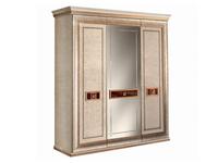 Arredo Classic: Dolce Vita: шкаф 3 дверный (крем, золото)