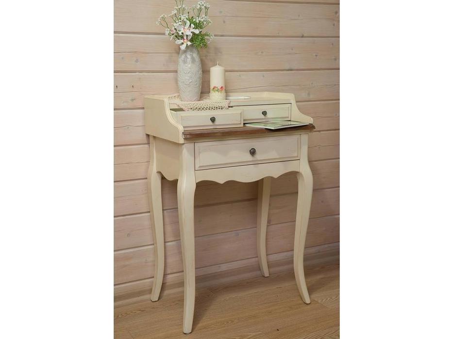 Mobilier de Maison: Provence: бюро  с эффектом старения (молочный)