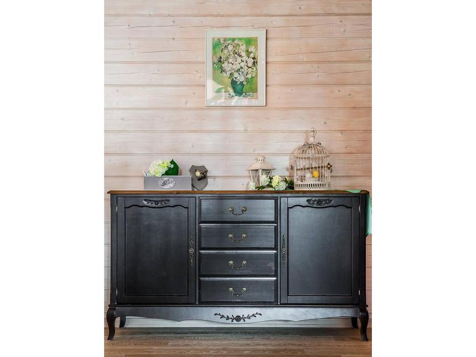 Mobilier de Maison: Provence: буфет  (черный со старением)