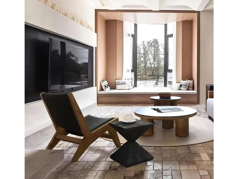 Mobilier de Maison: Wooden Vintage Loft: стол кофейный  (черный)