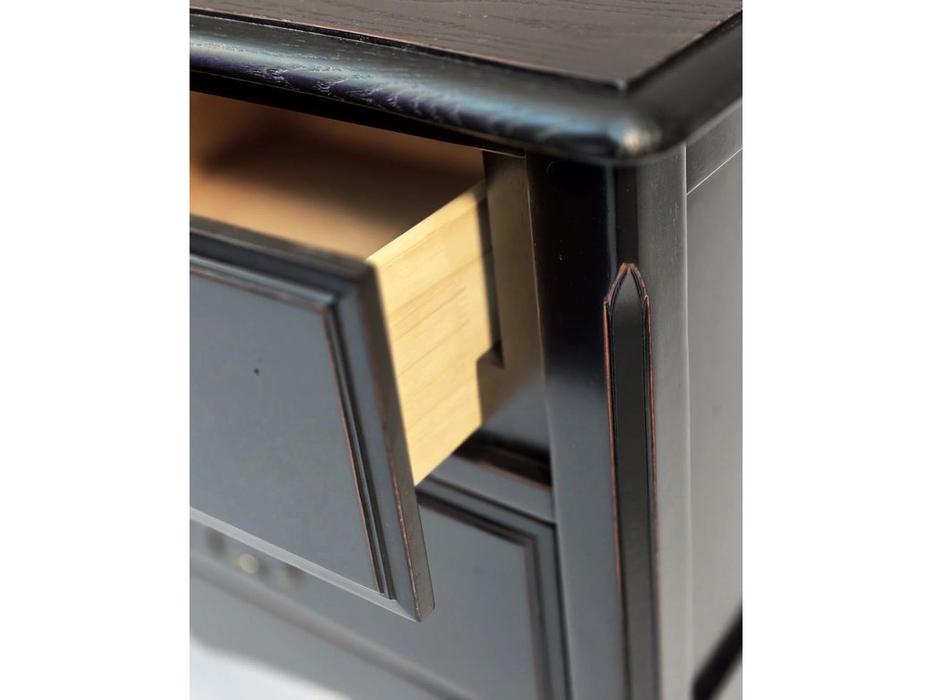 Mobilier de Maison: Provence: консоль 6 ящиков (черный со старением)