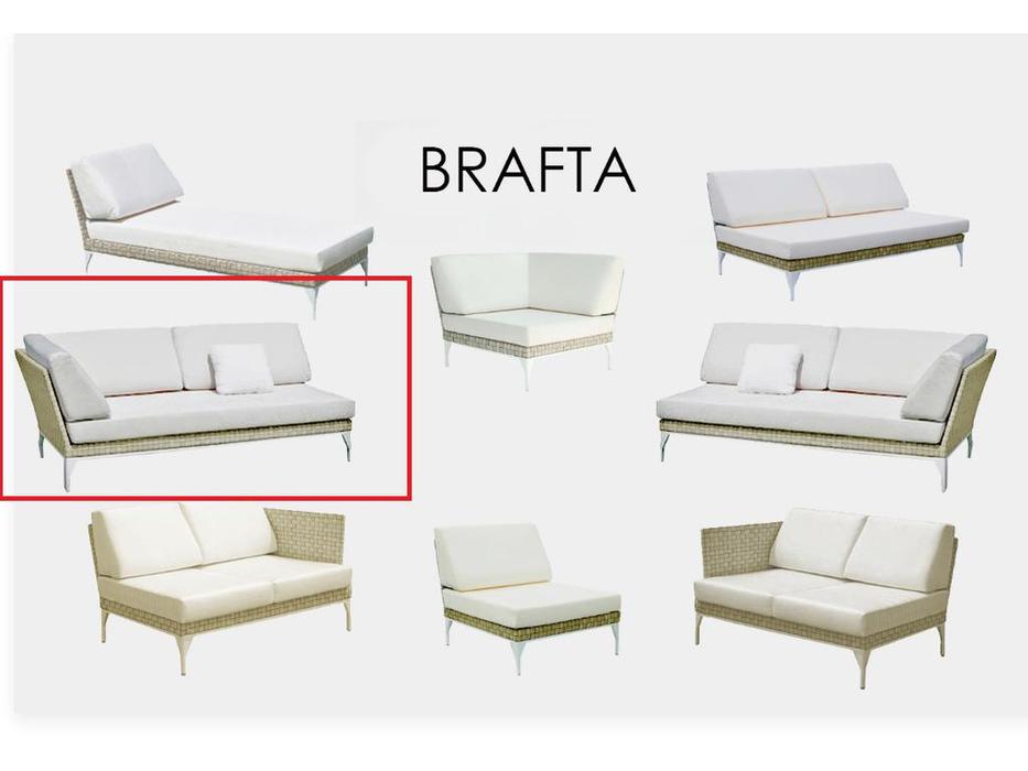 Skylinedesign: Brafta: модуль  угловой левый (светло серый)