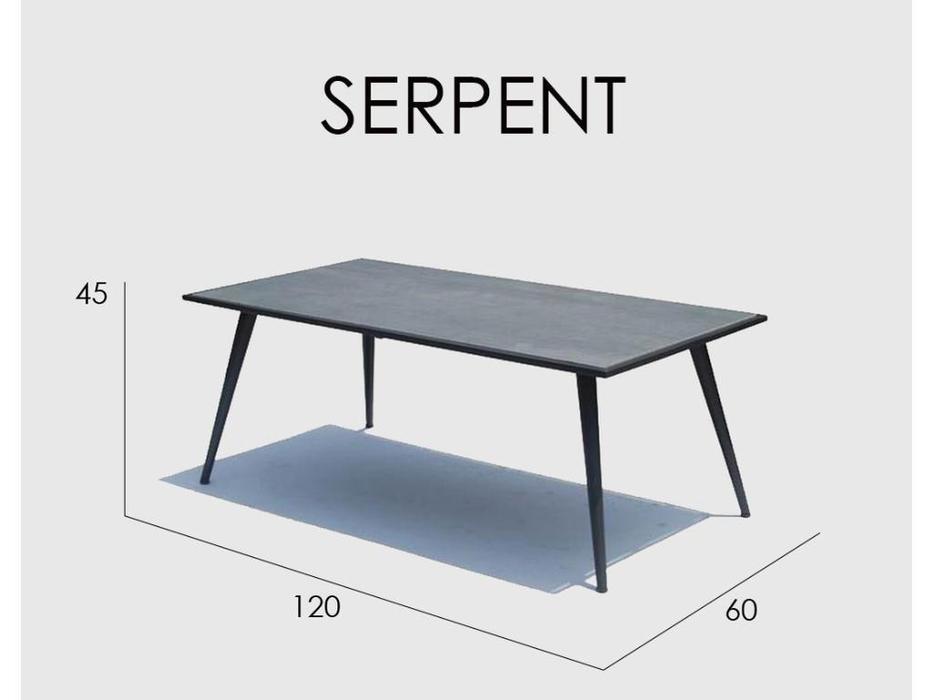 Skylinedesign: Serpent: стол журнальный  садовый (серый)