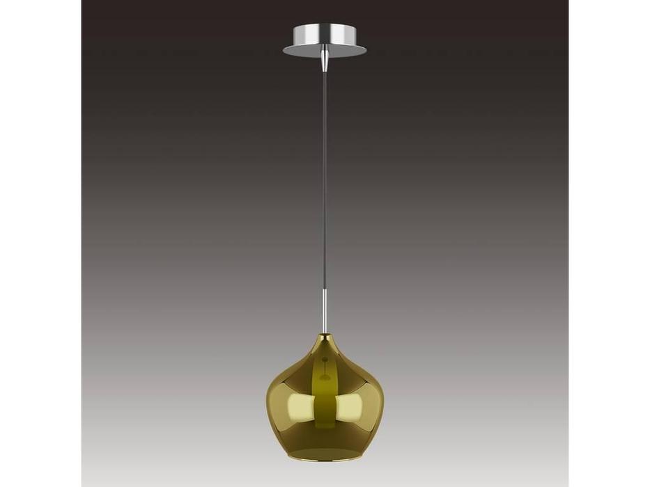 Lightstar: Pentola: люстра подвесная 1х25W G9 (хорм, оливковый)