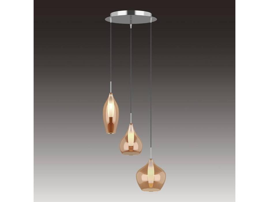 Lightstar: Pentola: люстра подвесная 3х25W G9 (янтарь)