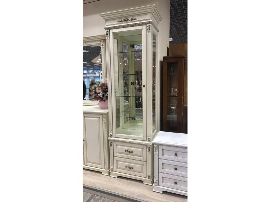Arco: Decor: витрина 1 дверная левая  (беж, патина)