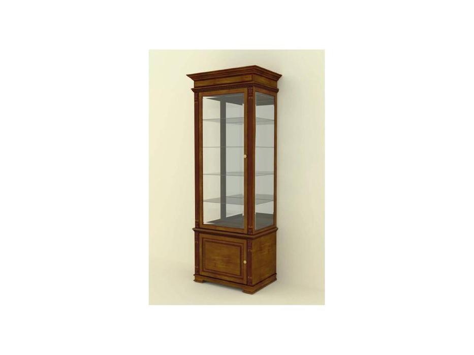 Arco: Decor: витрина 1 дверная  левая (орех)