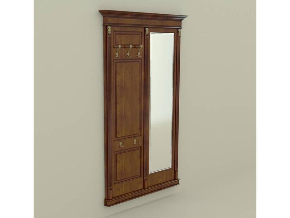 Arco: Classica Prestige: вешалка  - панель с зеркалом (орех)