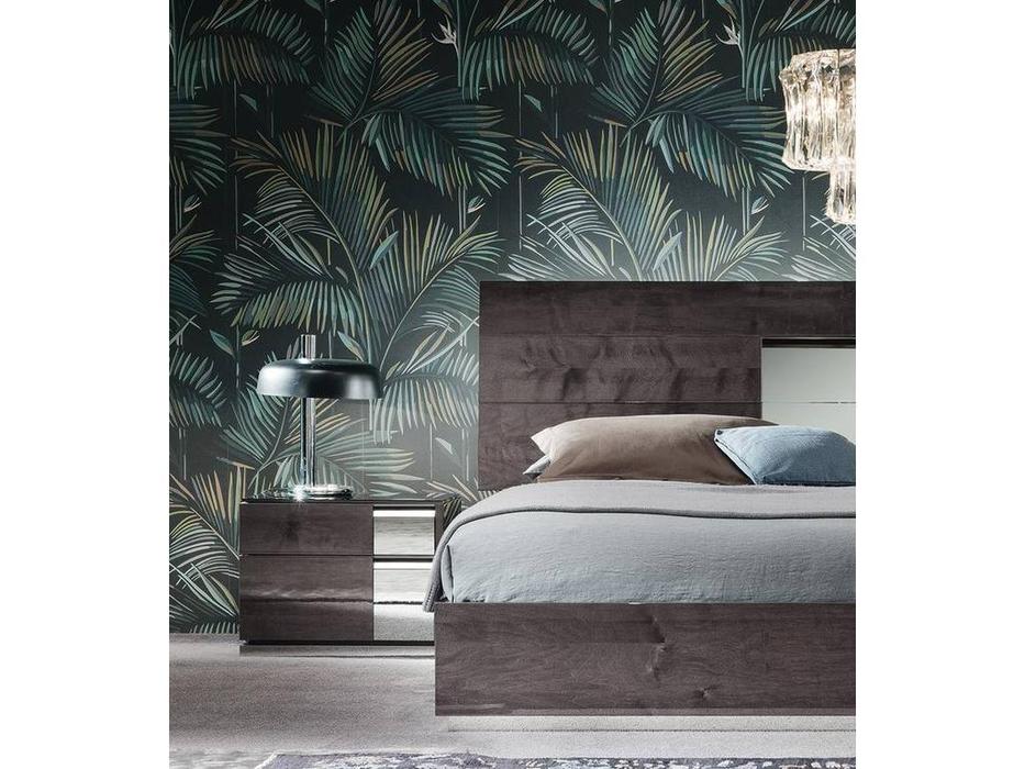 ALF: Heritage: тумба прикроватная  правая (dark velvet birch high gloss)