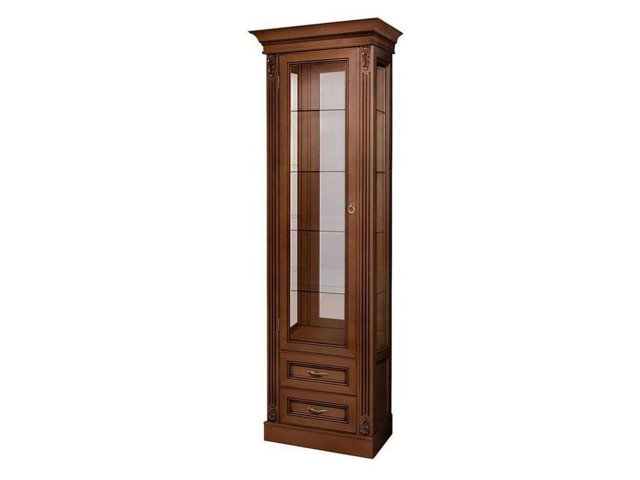Timber: Палермо: витрина 1 дверная  левая (орех)