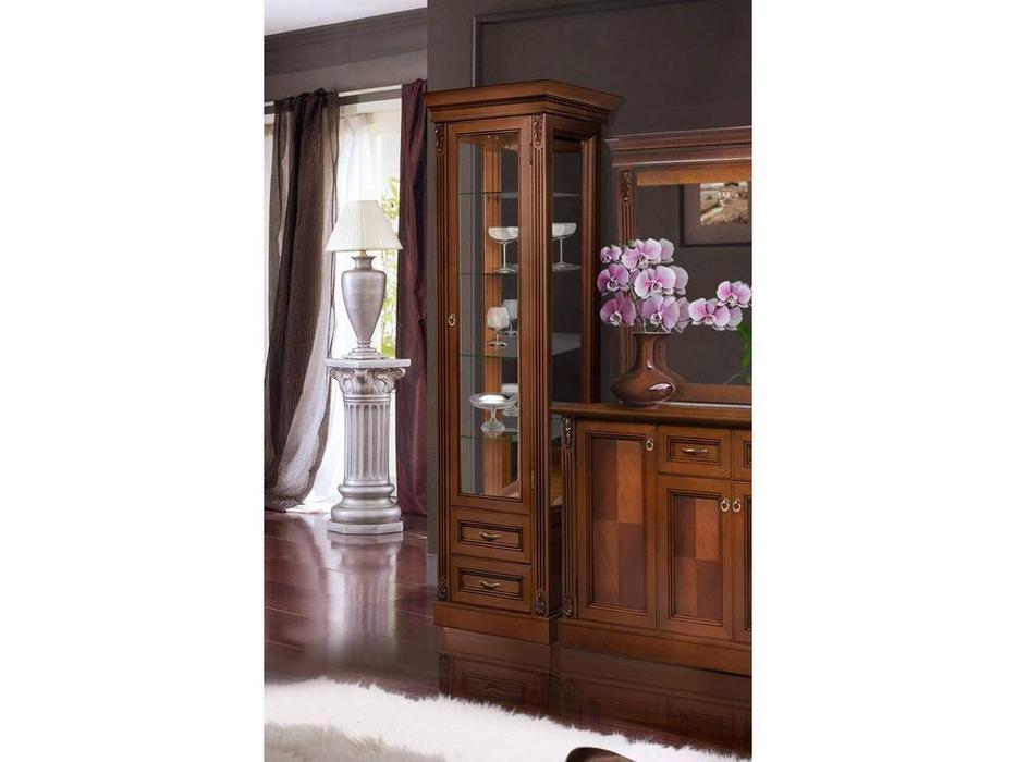 Timber: Палермо: витрина 1 дверная  правая (орех)