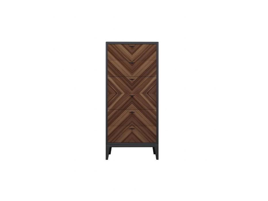 Timber: Альба: комод высокий  с ящиками (орех, мокко)