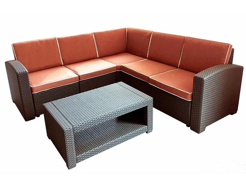 Rattan: Premium: диван угловой  Premium Corner (венге)
