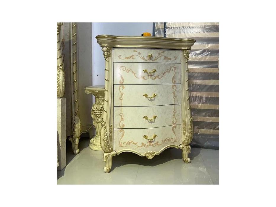 FurnitureCo: Вивальди: комод высокий (слоновая кость)