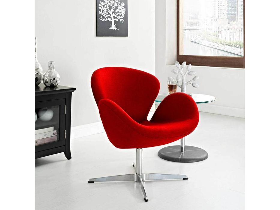 Bradexhome: Swan Chair: кресло  (красный)