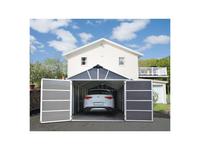Palram: Canopia Yukon: сарай хозяйственный Garage Shed 11х9 (серый)