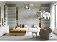STG: The Feather Floor Lamp: торшер  (белый, золото)