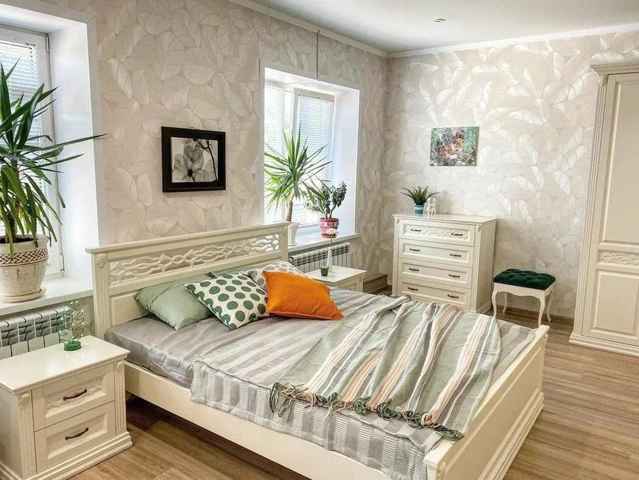 МастМур: Верона: кровать 160х200 (ваниль)