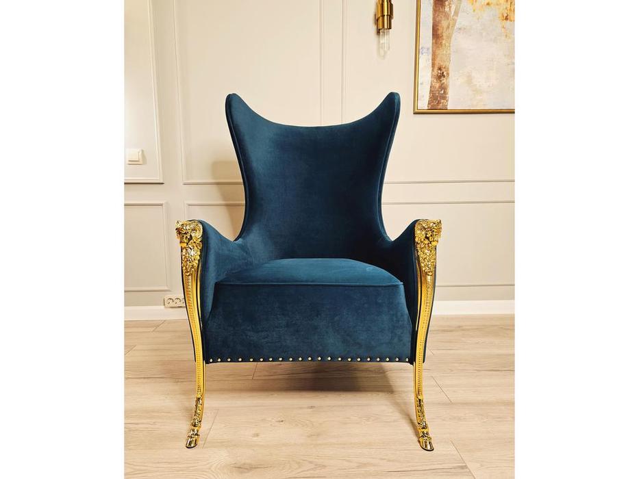 STG: Emerald Wingback: кресло на ножках  (зеленый)