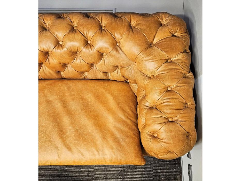 STG: Chesterfield Baroque Vintage Leather 3 Seater: диван 3-х местный (коричневый)